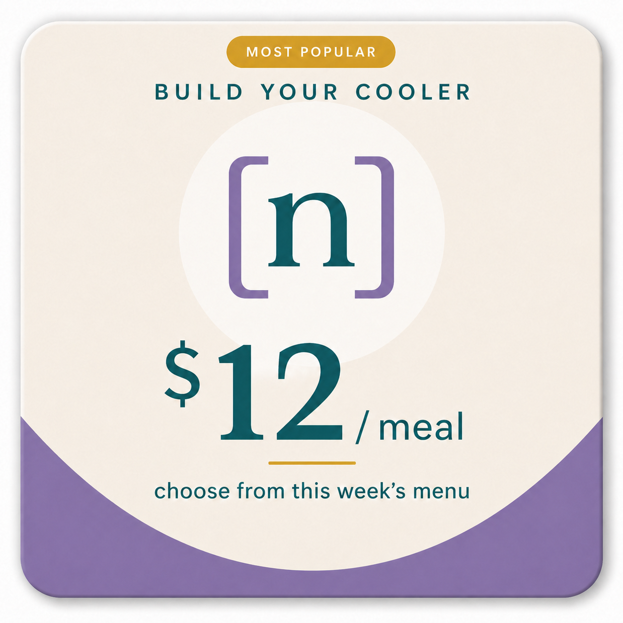 Build your cooler - 8 meals