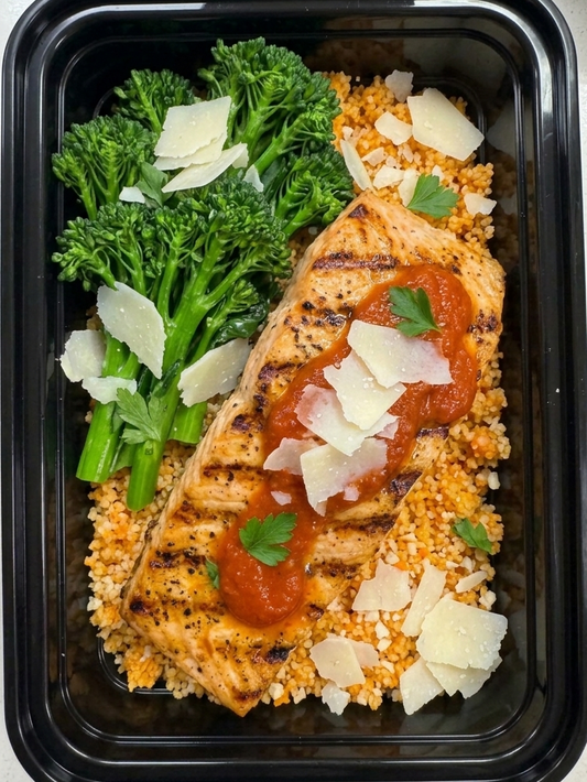 Salmon over Couscous
