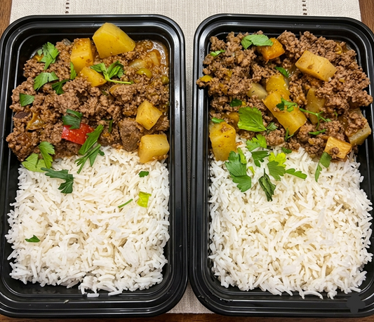 Picadillo over Rice