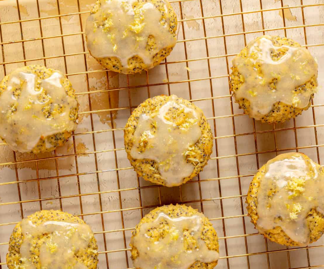 One Dozen Protein Lemon Poppyseed Muffins